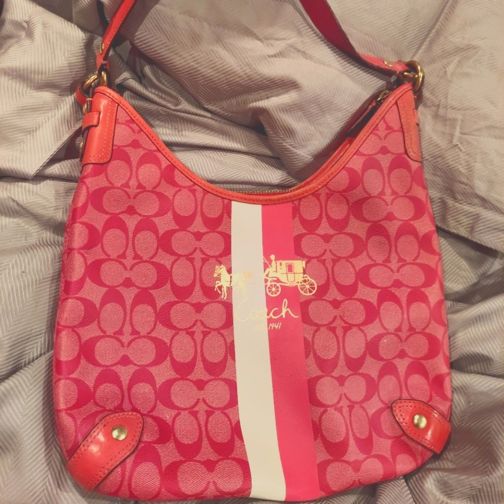Coach handbag pink